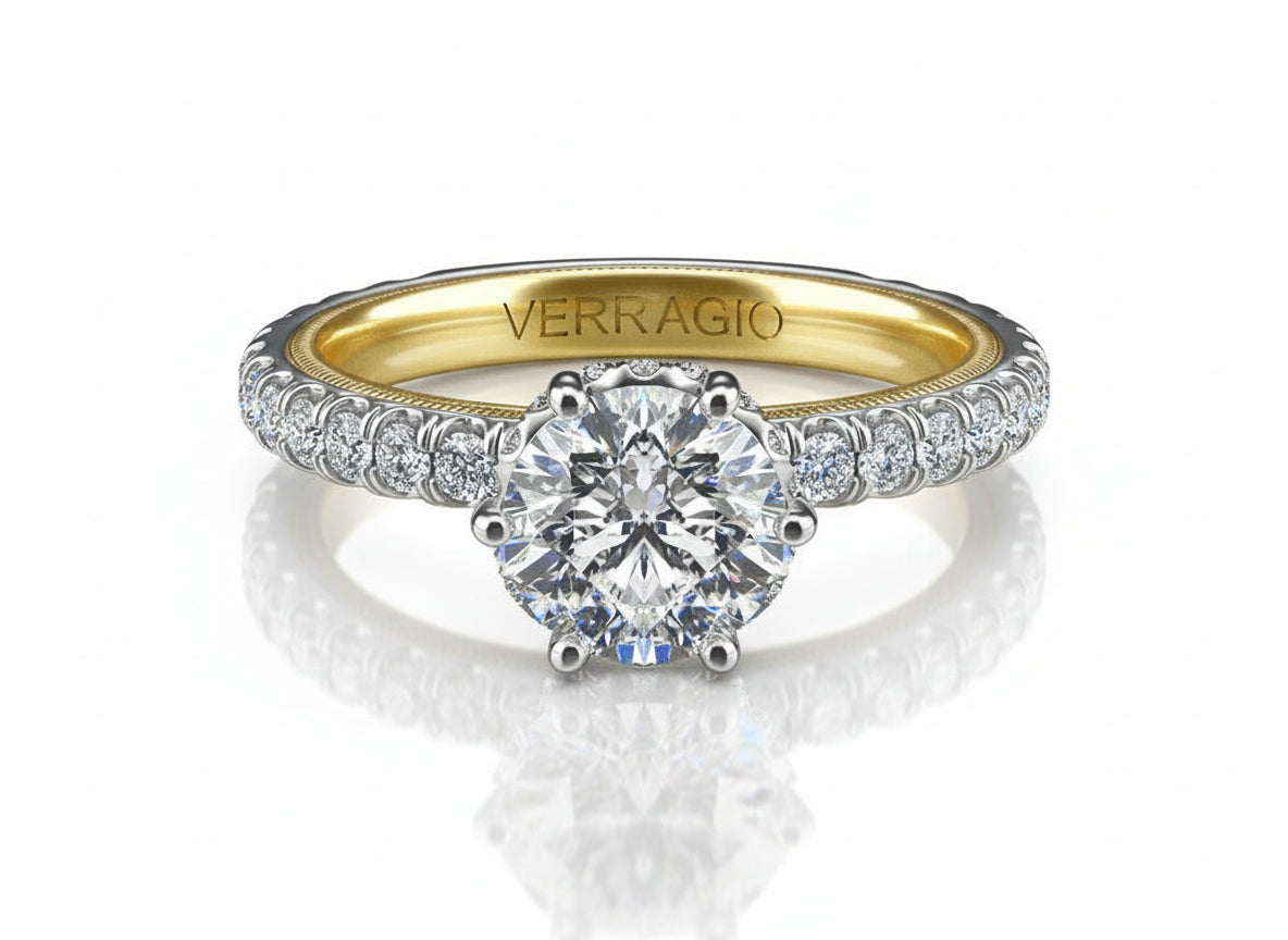 TRADITION - TR180TR VERRAGIO Engagement Ring Birmingham Jewelry Verragio Jewelry | Diamond Engagement Ring TRADITION - TR180TR