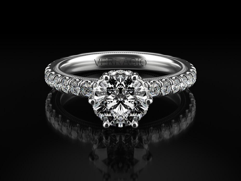 TRADITION - TR180TR VERRAGIO Engagement Ring Birmingham Jewelry Verragio Jewelry | Diamond Engagement Ring TRADITION - TR180TR