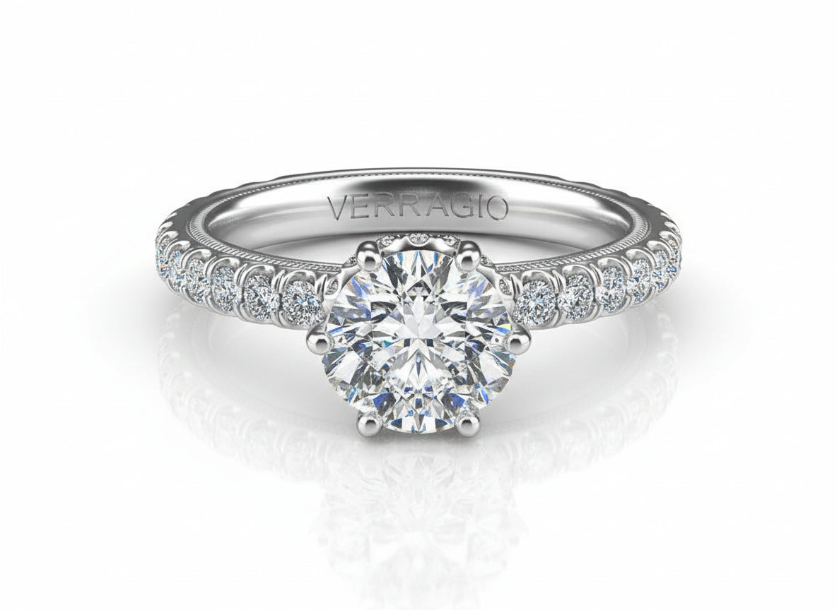 two tone verragio anniversary rings