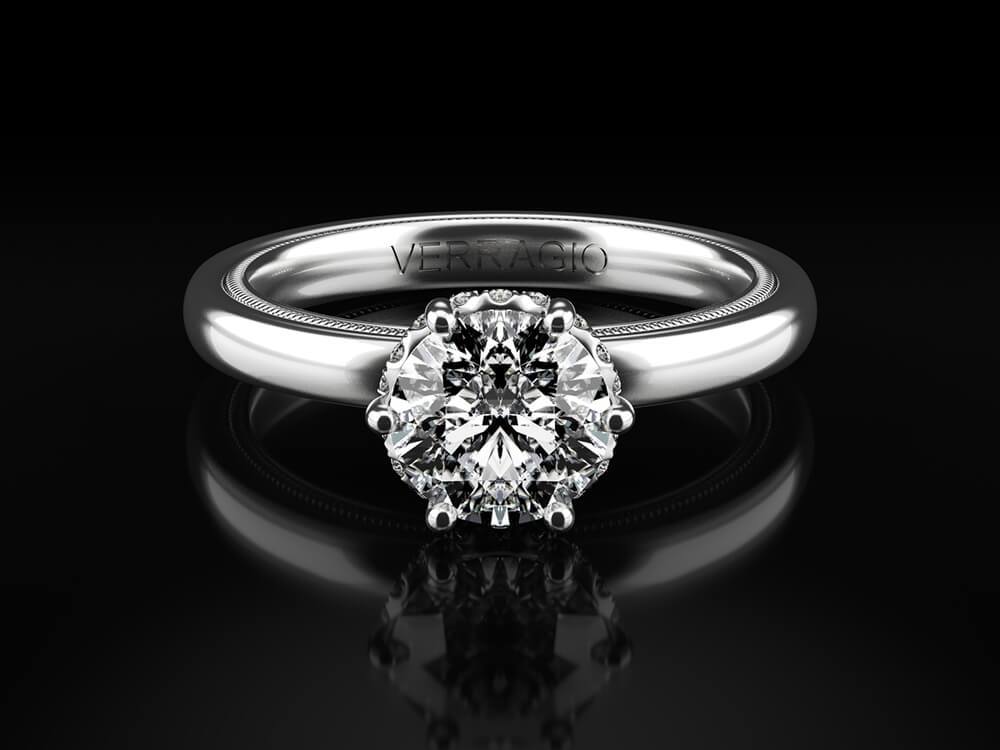 TRADITION - TR180TR-S VERRAGIO Engagement Ring Birmingham Jewelry Verragio Jewelry | Diamond Engagement Ring TRADITION - TR180TRS