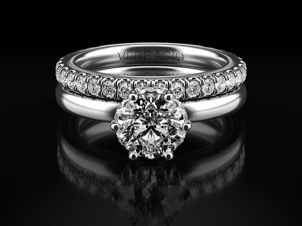 TRADITION - TR180TR-S VERRAGIO Engagement Ring Birmingham Jewelry Verragio Jewelry | Diamond Engagement Ring TRADITION - TR180TRS