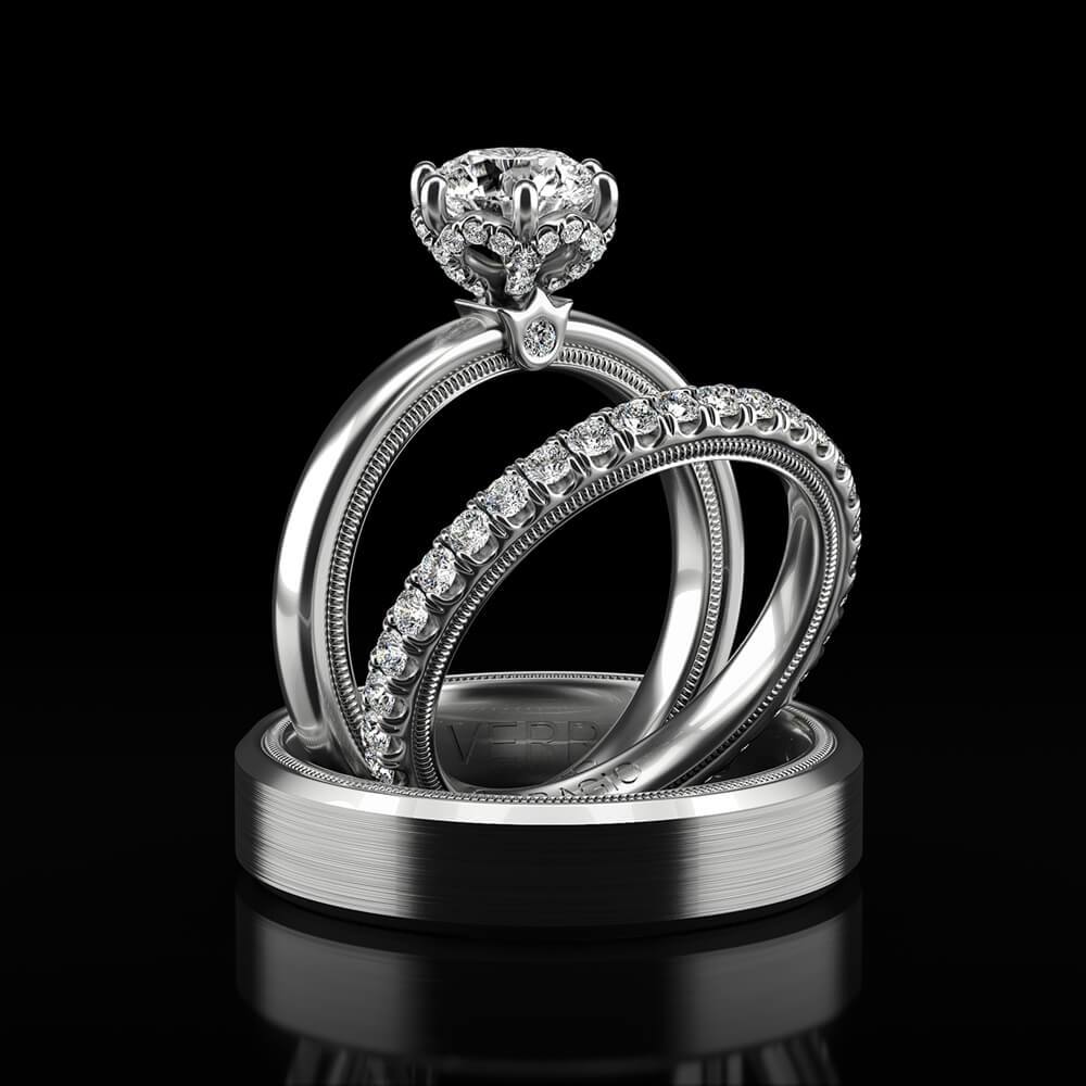 TRADITION - TR180TR-S VERRAGIO Engagement Ring Birmingham Jewelry Verragio Jewelry | Diamond Engagement Ring TRADITION - TR180TRS