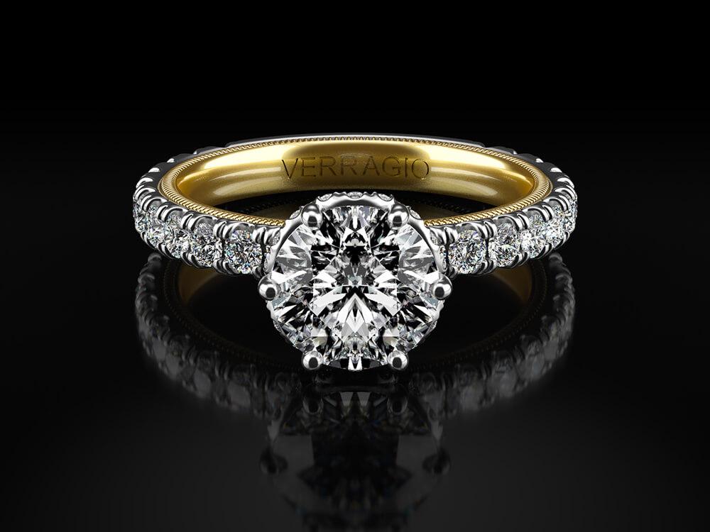 TRADITION - 210TR VERRAGIO Engagement Ring Birmingham Jewelry Verragio Jewelry | Diamond Engagement Ring TRADITION - 210TR