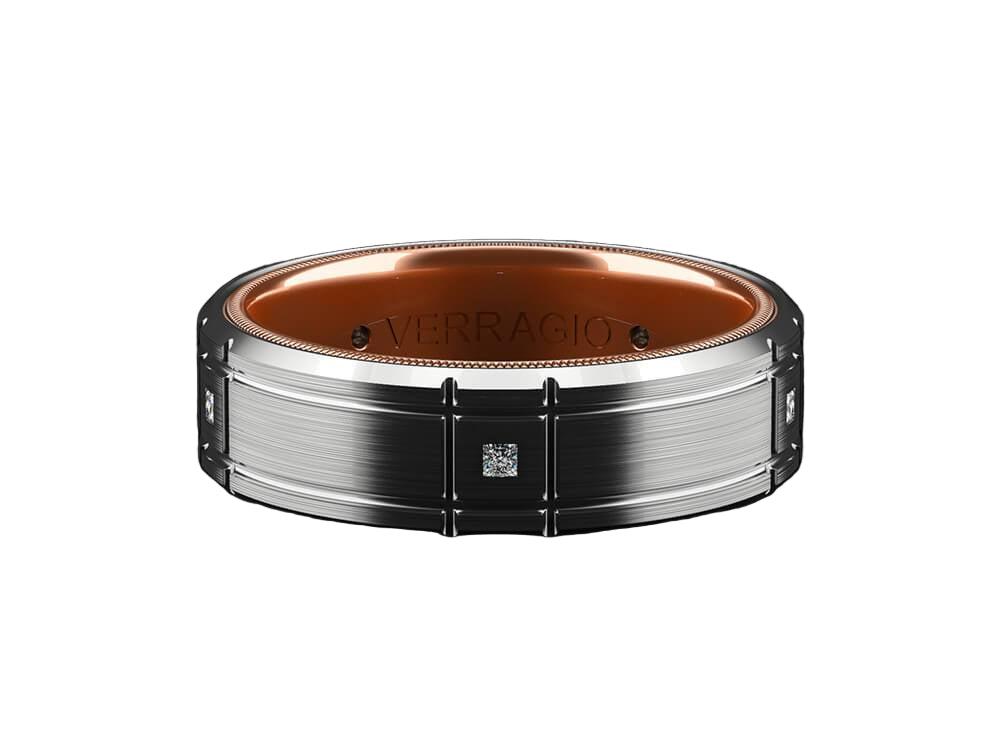 VWD-7909 VERRAGIO Men's Wedding Band Birmingham Jewelry Verragio Jewelry | Matching Wedding Band VWD-7909