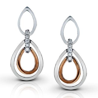 ZEGHANI - ZE249 Double Down ZEGHANI Earrings Birmingham Jewelry