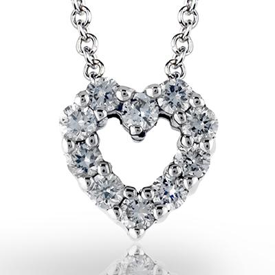 ZEGHANI - ZP262 ZEGHANI Heart Pendant Birmingham Jewelry