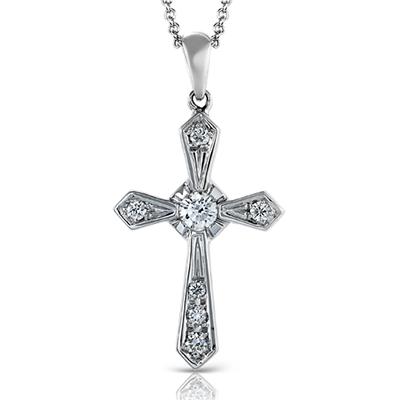 ZEGHANI - ZP372 ZEGHANI Cross Pendant Birmingham Jewelry