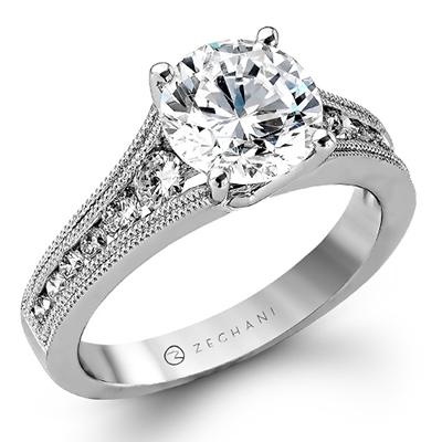 ZEGHANI - ZR1033 ZEGHANI Engagement Ring Birmingham Jewelry