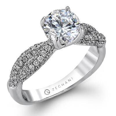 ZEGHANI - ZR1035 PARK ZEGHANI Engagement Ring Birmingham Jewelry