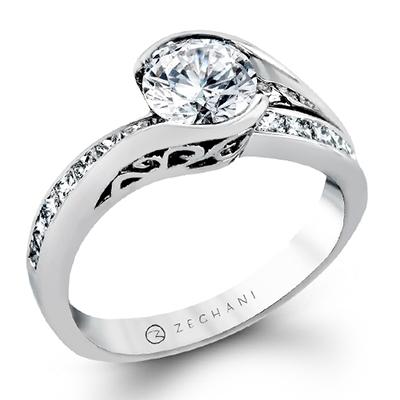 ZEGHANI - ZR1049 ZEGHANI Engagement Ring Birmingham Jewelry