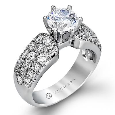 ZEGHANI - ZR114 Kyoto ZEGHANI Engagement Ring Birmingham Jewelry