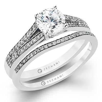 ZEGHANI - ZR226 (Set) ZEGHANI Engagement Ring Set Birmingham Jewelry