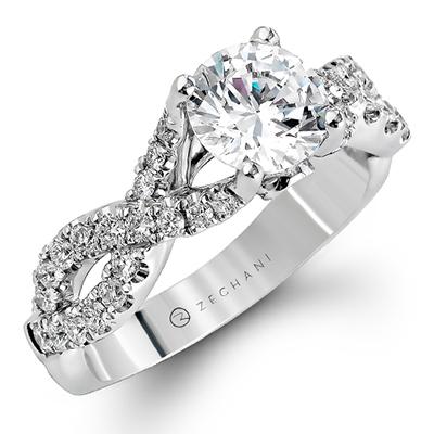 ZEGHANI - ZR670 Claremont ZEGHANI Engagement Ring Birmingham Jewelry