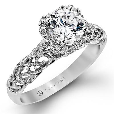 ZEGHANI - ZR914 Winter Ivy ZEGHANI Engagement Ring Birmingham Jewelry