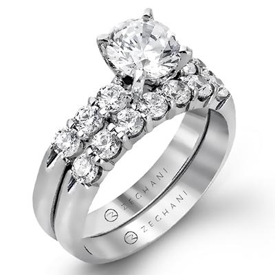 ZEGHANI - ZR97 LA (Set) ZEGHANI Engagement Ring Set Birmingham Jewelry
