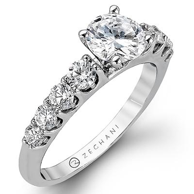 ZEGHANI - ZR984 Monte Carlo ZEGHANI Engagement Ring Birmingham Jewelry