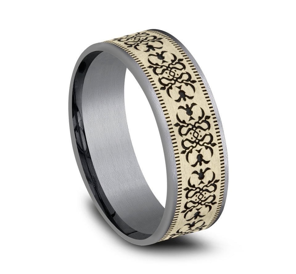 BENCHMARK - THE CORTONA BENCHMARK Men's Band Birmingham Jewelry