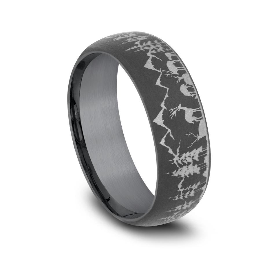 BENCHMARK - THE STAG BENCHMARK Men's Band Birmingham Jewelry