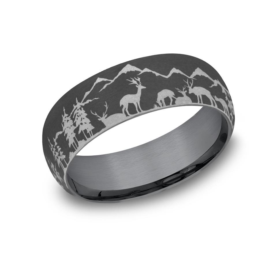 BENCHMARK - THE STAG BENCHMARK Men's Band Birmingham Jewelry