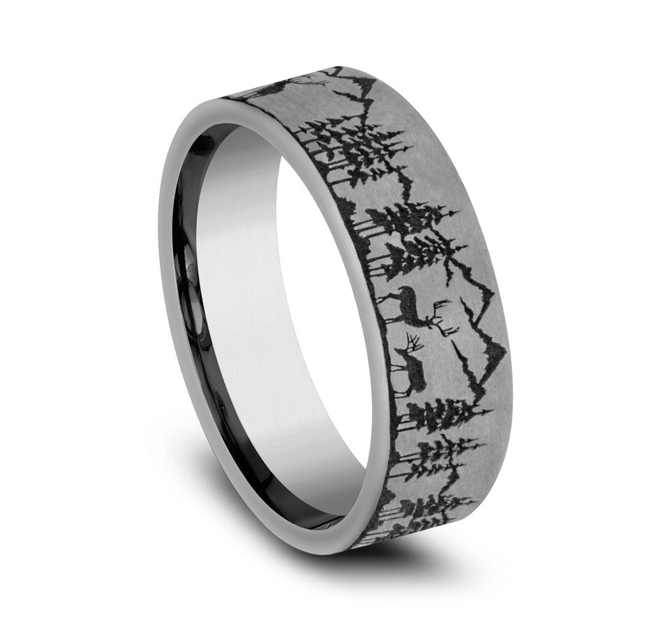 BENCHMARK - THE STAG BENCHMARK Men's Band Birmingham Jewelry