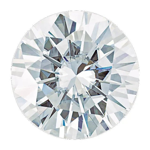 Birmingham Jewelry - 10.00mm Round Faceted Forever One™ Lab-Grown Moissanite - Birmingham Jewelry