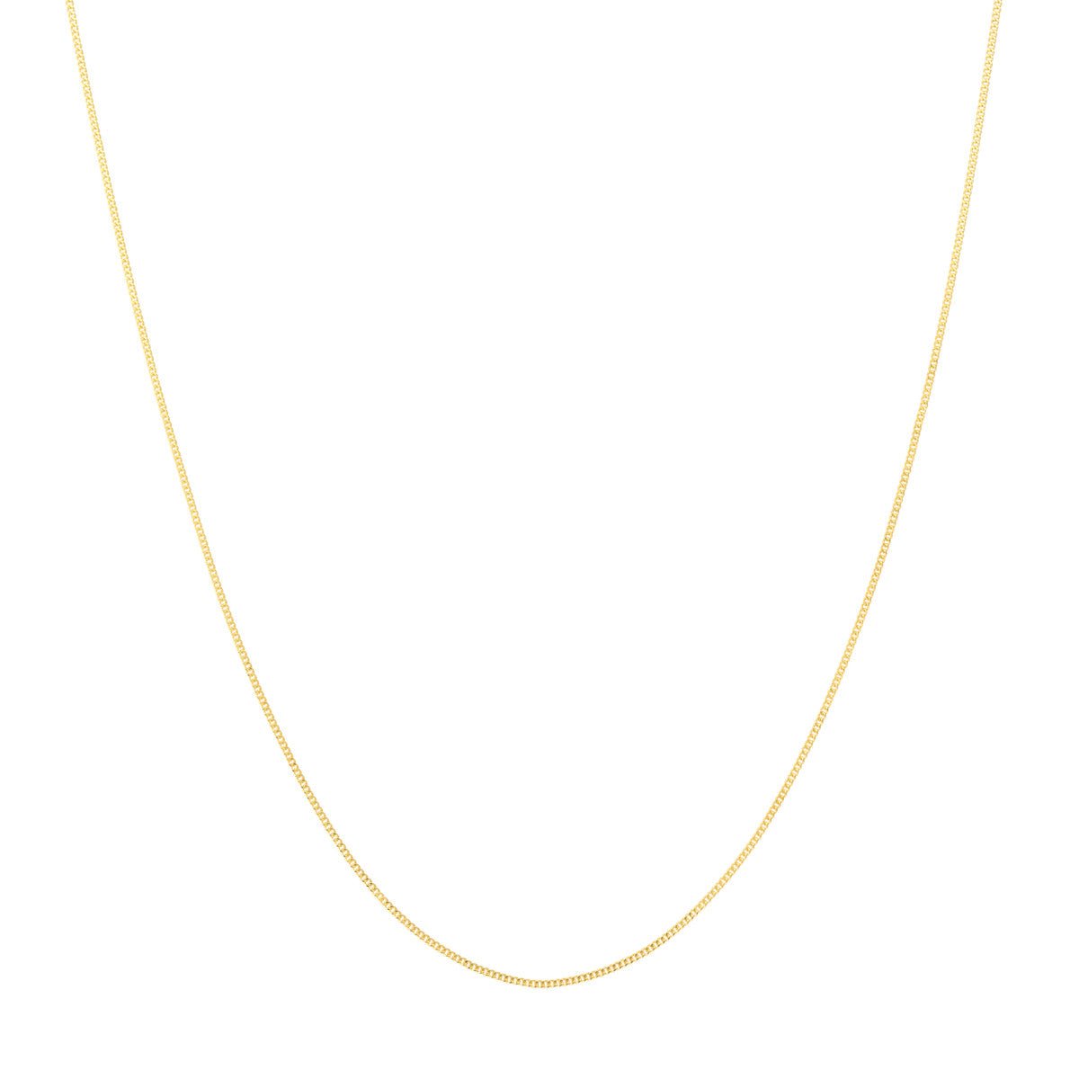 14K Gold 0.70mm Adjustable Child's Cable Chain Birmingham Jewelry Gold Chain Birmingham Jewelry