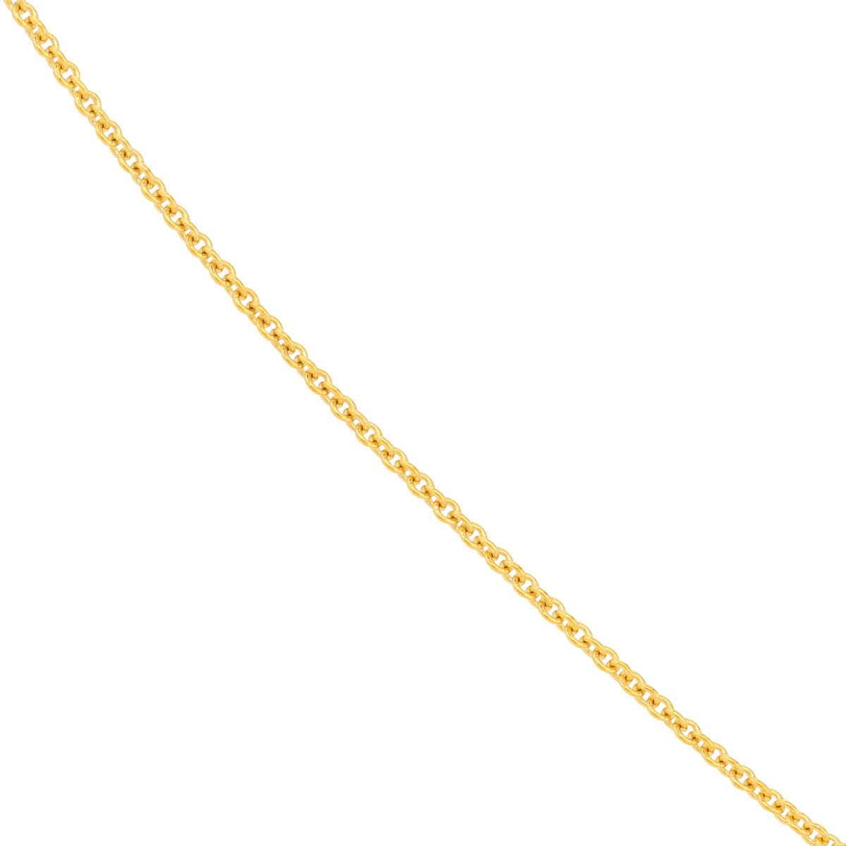 14K Gold 1.20mm Adjustable Child's Cable Chain Birmingham Jewelry Gold Chain Birmingham Jewelry