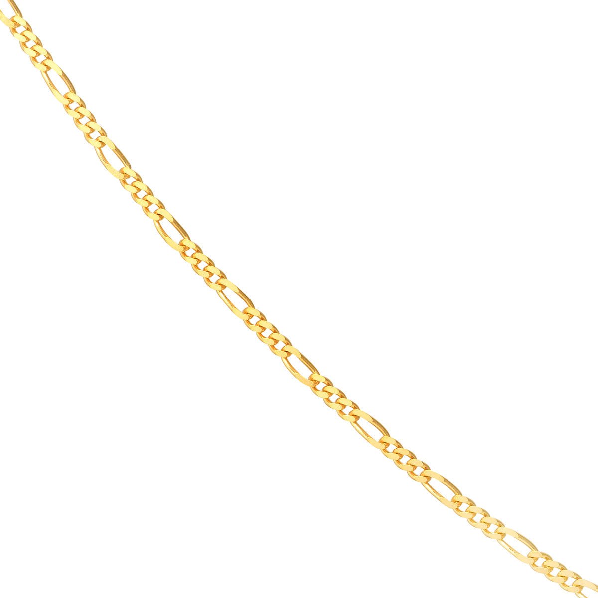 14K Gold 1.28mm Adjustable Child's Figaro Chain Birmingham Jewelry Gold Chain Birmingham Jewelry