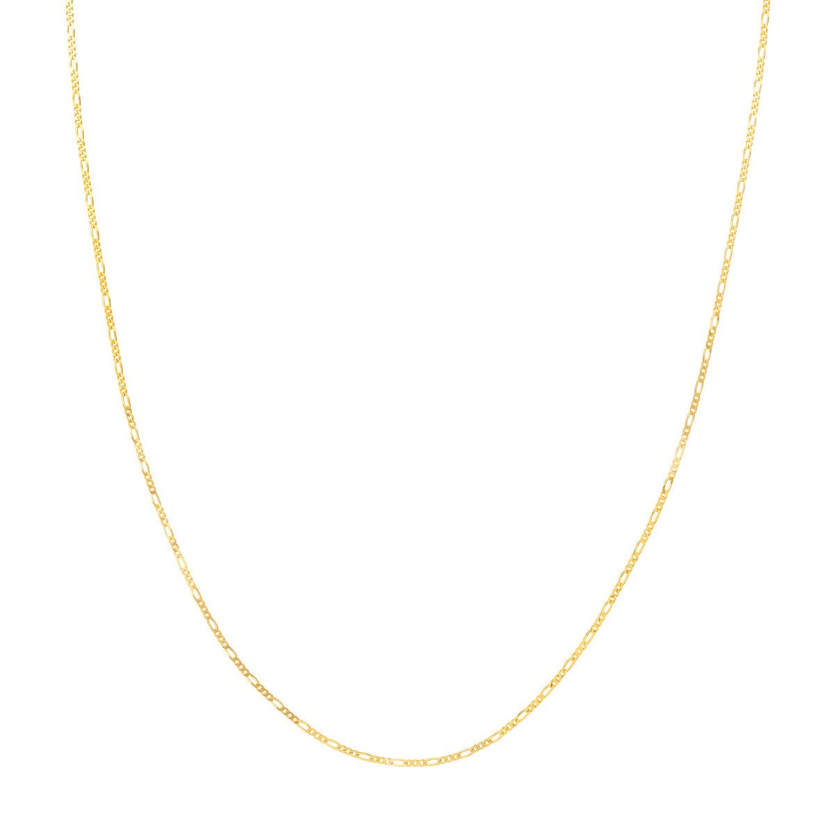 14K Gold 1.28mm Adjustable Child's Figaro Chain Birmingham Jewelry Gold Chain Birmingham Jewelry