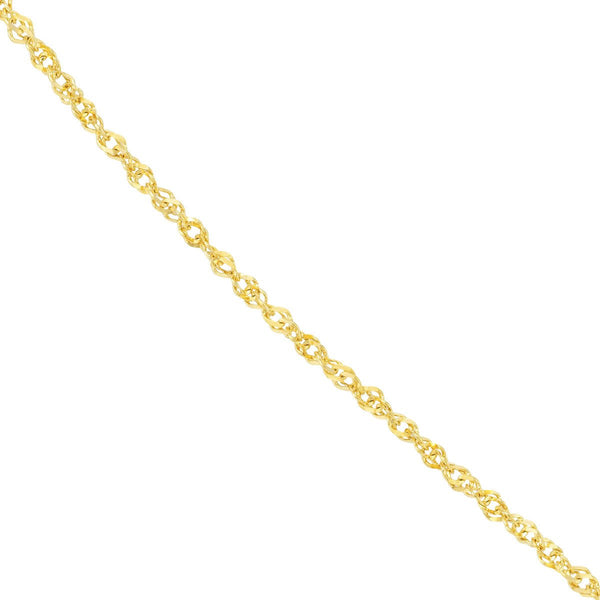 14K Gold 1.50mm Sparkle Singapore Chain with Lobster Lock Birmingham Jewelry Chain Birmingham Jewelry 