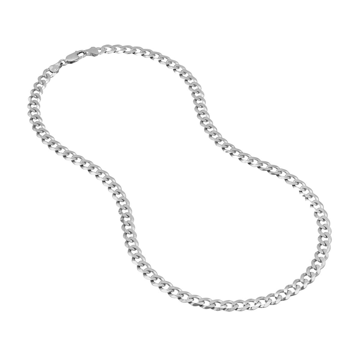Birmingham Jewelry - 14K Gold 7mm Curb Chain with Lobster Lock - Birmingham Jewelry