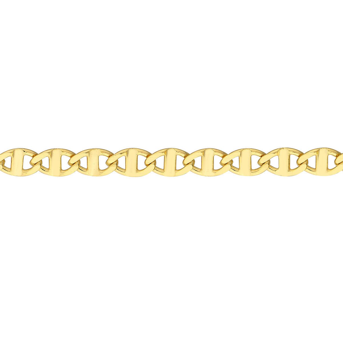 14K Gold Adjustable Flat Mariner Chain Anklet Birmingham Jewelry Anklet Birmingham Jewelry