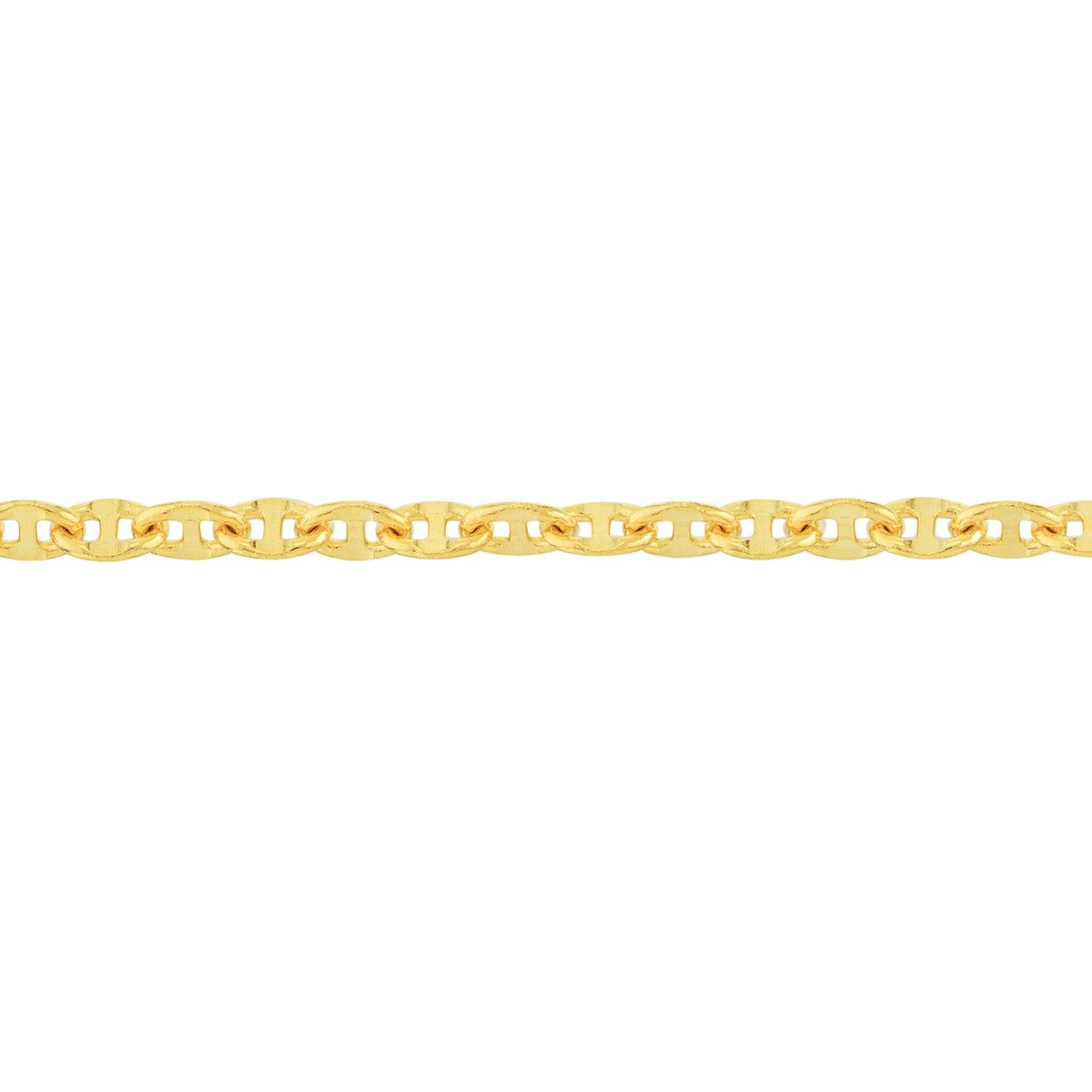Birmingham Jewelry - 14K Gold Anchor Chain Anklet - Birmingham Jewelry