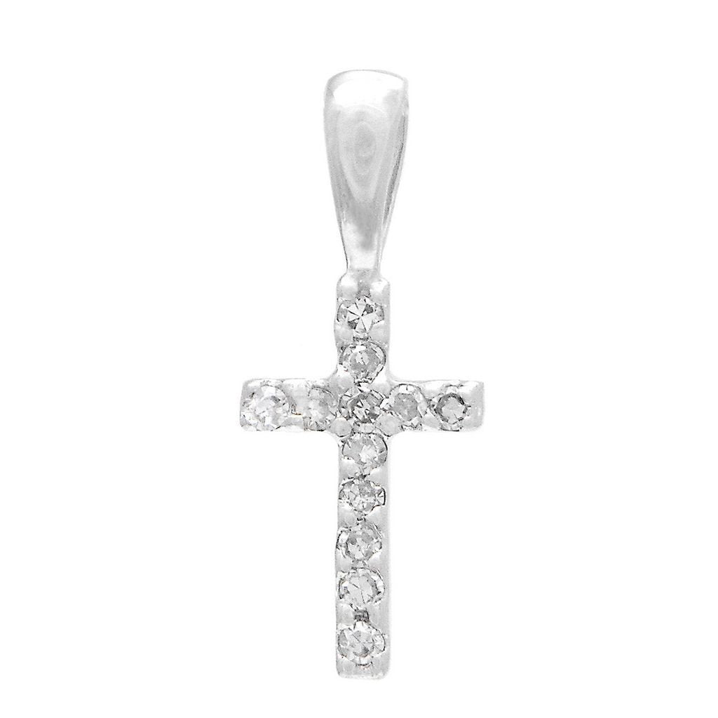 14K Gold Cross Pendant With Diamonds Birmingham Jewelry Pendant Birmingham Jewelry