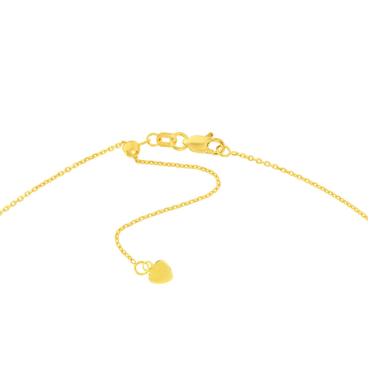 Birmingham Jewelry - 14K Gold Engravable Mini Bar Adjustable Choker - Birmingham Jewelry