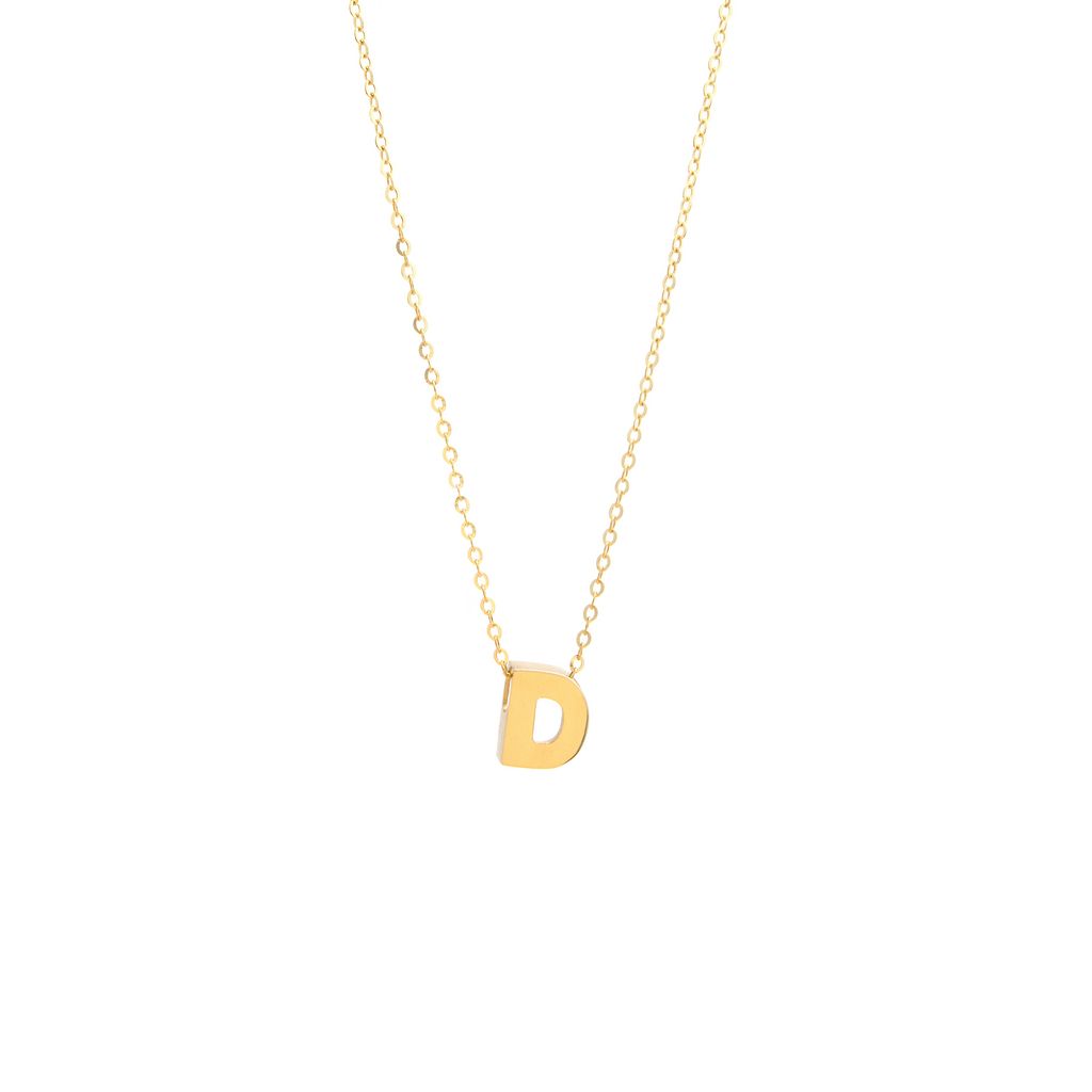 14K Gold Initial "D" Necklace Birmingham Jewelry Necklace Birmingham Jewelry