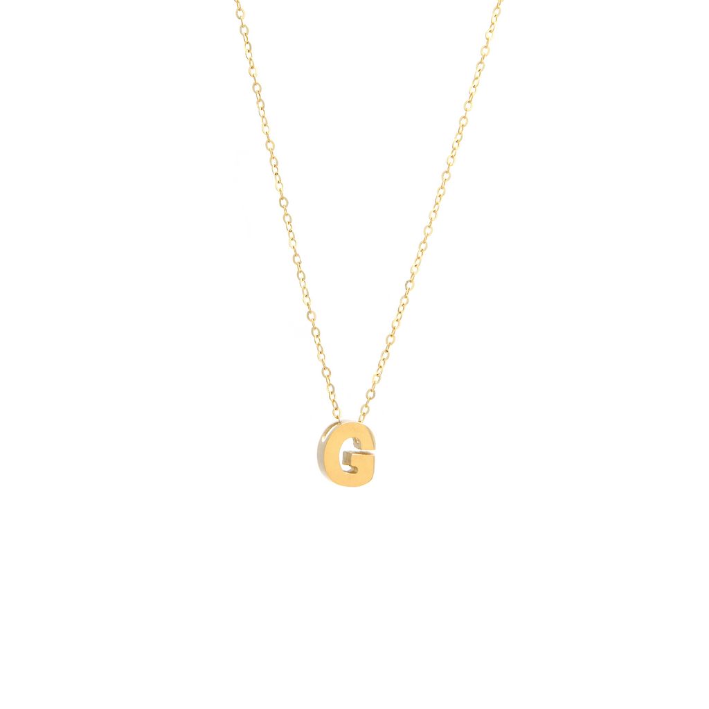 Gold G Necklace
