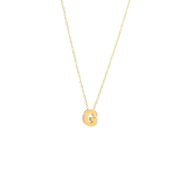 14K Gold Initial "G" Necklace Birmingham Jewelry Necklace Birmingham Jewelry 