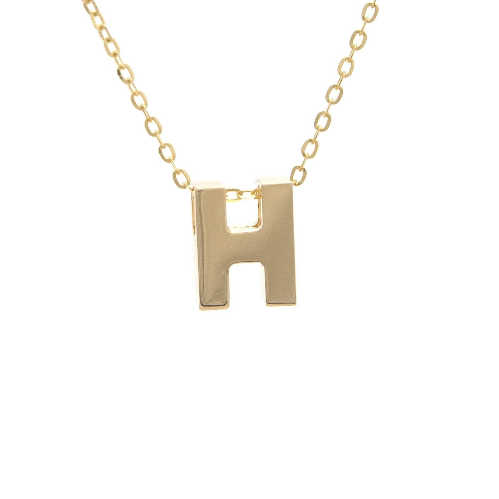14K Gold Initial "H" Necklace Birmingham Jewelry Necklace Birmingham Jewelry