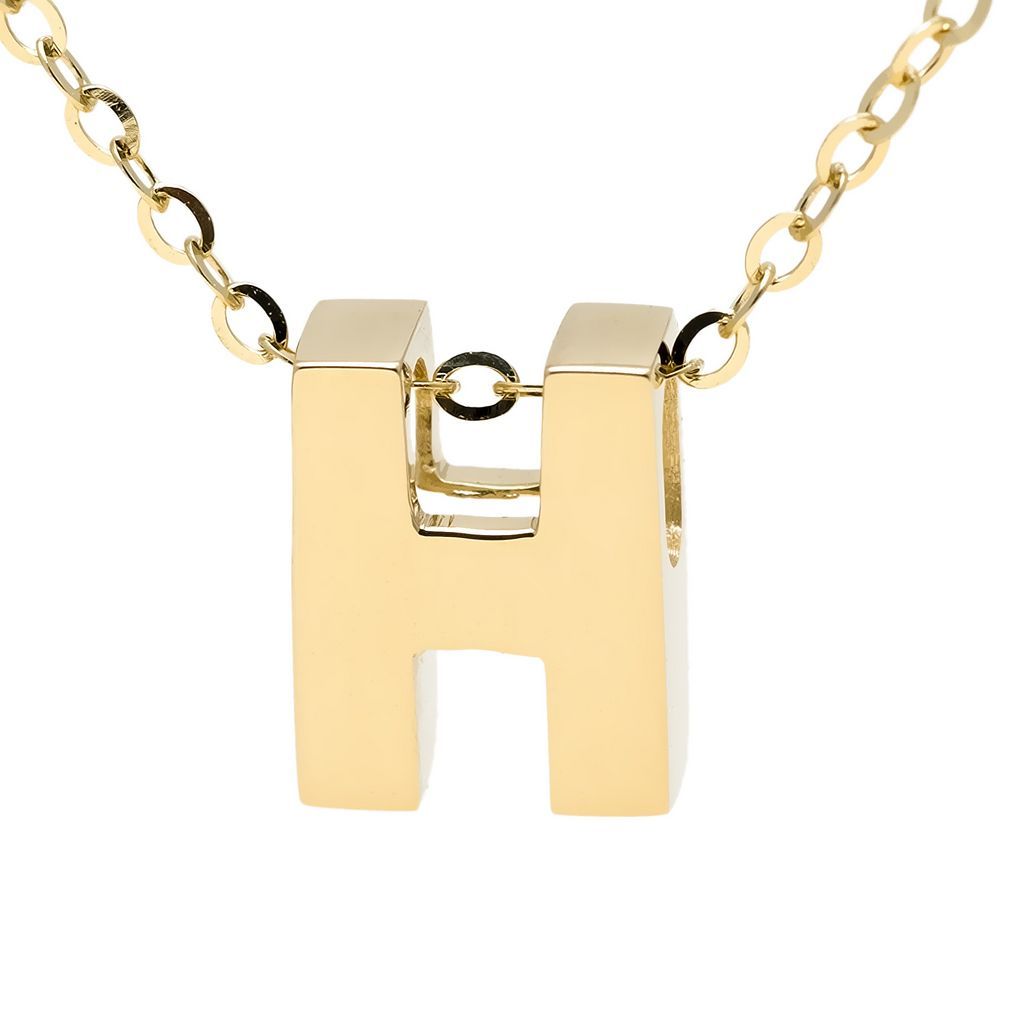 14K Gold Initial "H" Necklace Birmingham Jewelry Necklace Birmingham Jewelry