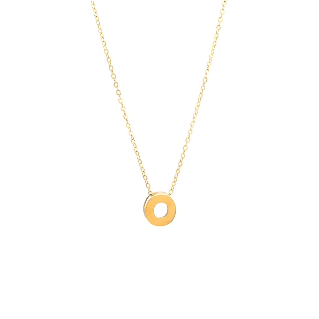 14K Gold Initial "O" Necklace Birmingham Jewelry Necklace Birmingham Jewelry