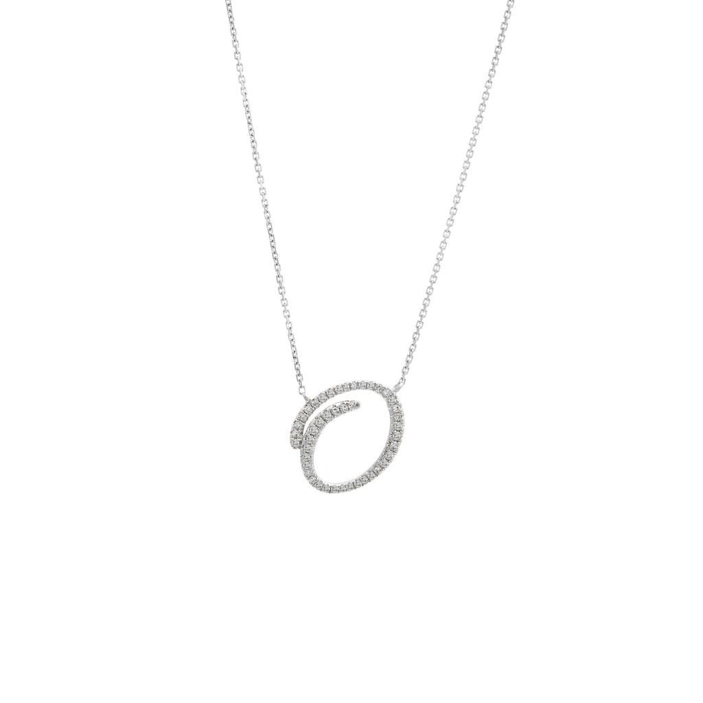 14K Gold Initial "O" Necklace Script Birmingham Jewelry Necklace Birmingham Jewelry