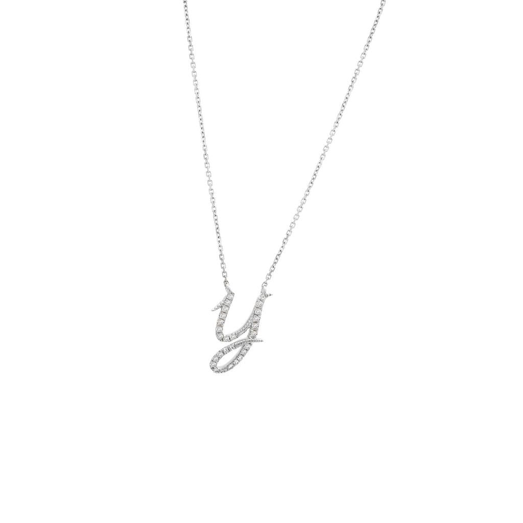 14K Gold Initial "Y" Necklace Script Birmingham Jewelry Necklace Birmingham Jewelry