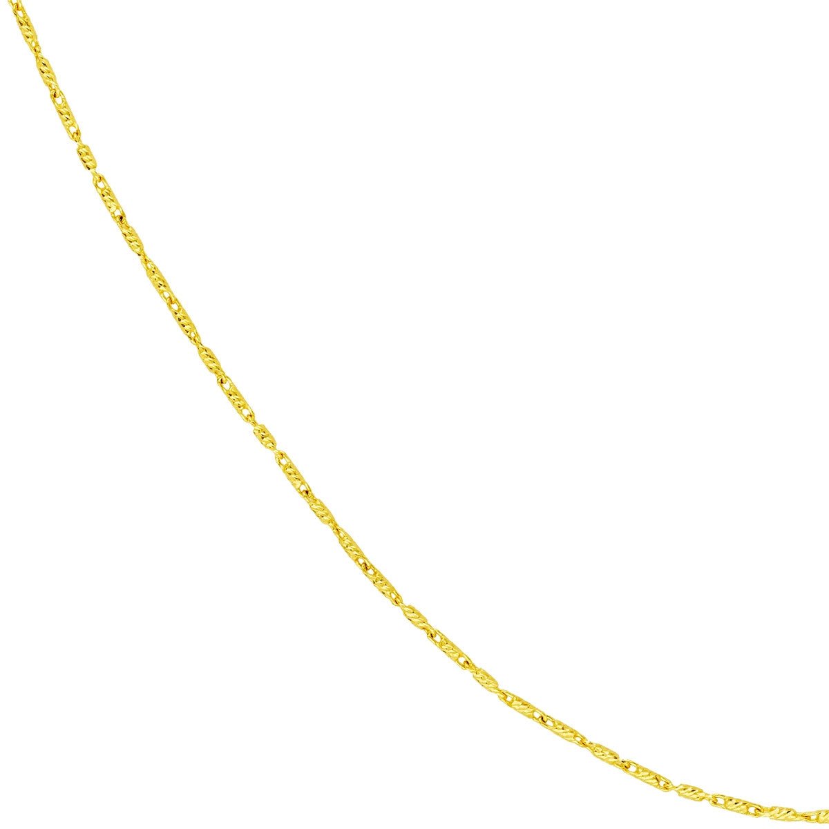 14K Gold Slider Bead Adjustable Lumacina Chain Birmingham Jewelry Chain Birmingham Jewelry