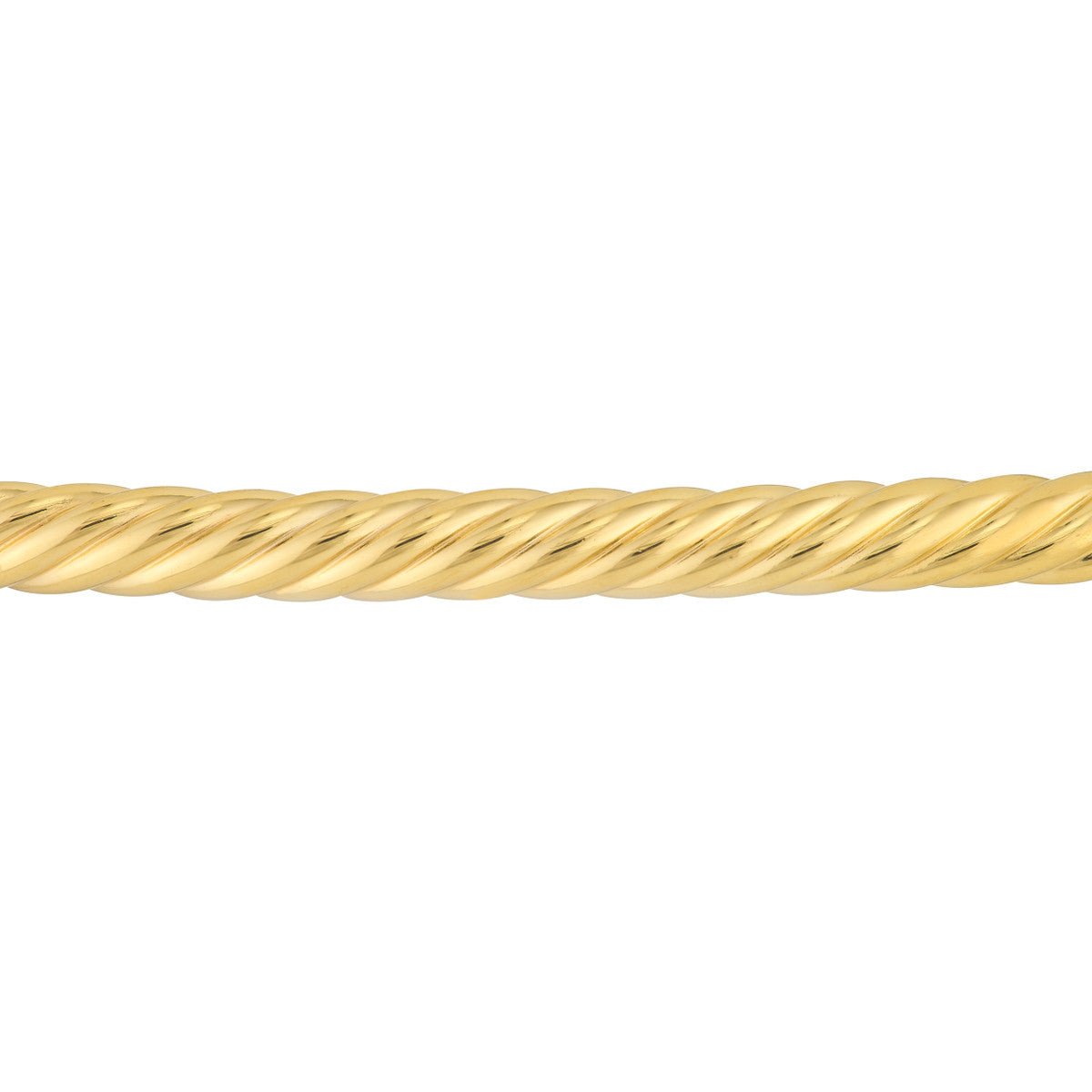 Birmingham Jewelry - 14K Gold Twisted Tube Bangle - Birmingham Jewelry