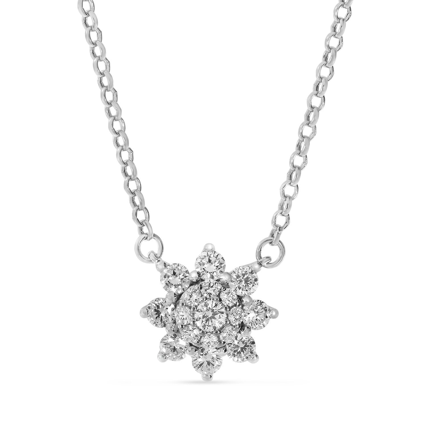 Diamond Starburst Necklace