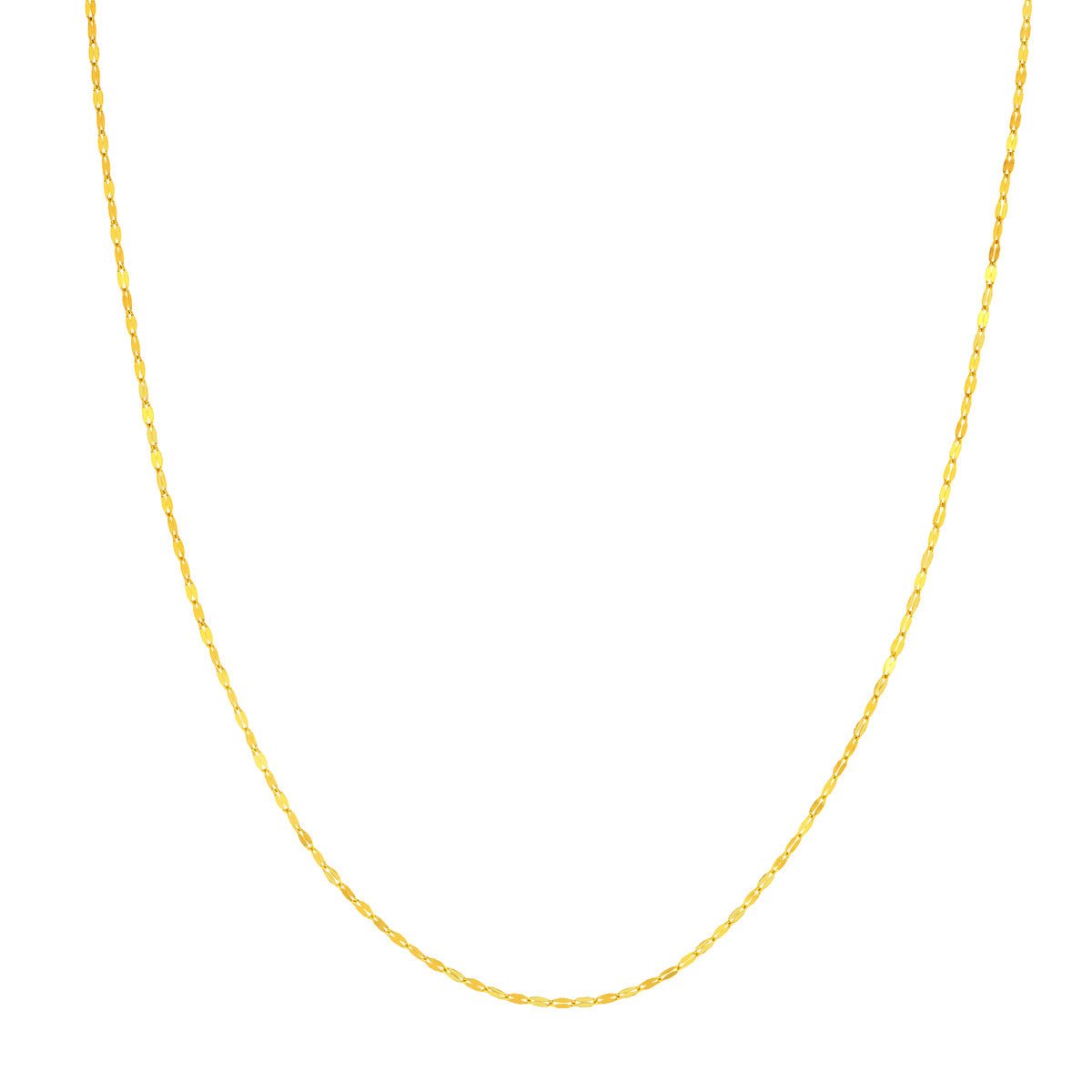 Birmingham Jewelry - 14K Yellow Gold 1.45mm Long Anchor Necklace - Birmingham Jewelry