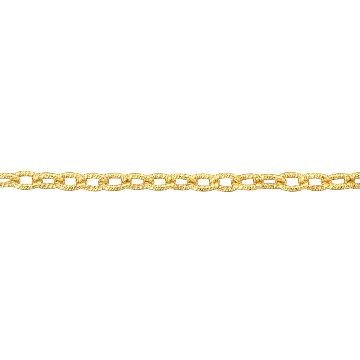 14K Yellow Gold 1.85mm Designer Rolo Chain with Lobster Lock Anklet Birmingham Jewelry Anklet Birmingham Jewelry