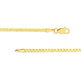 Birmingham Jewelry - 14K Yellow Gold 2.00mm Serpentine Chain with Lobster Lock - Birmingham Jewelry