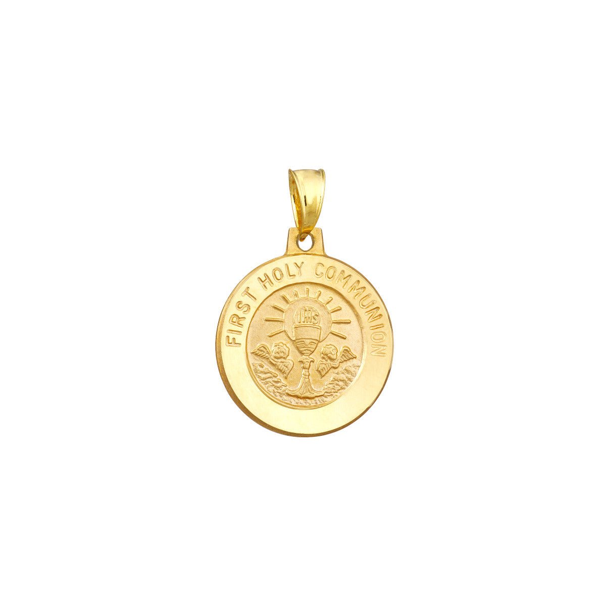 Birmingham Jewelry - 14K Yellow Gold Communion Medal - Birmingham Jewelry